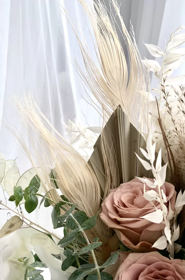 Boho stila pušķis 